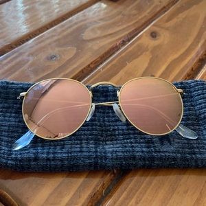 Ray Ban Round Metal Sunglasses